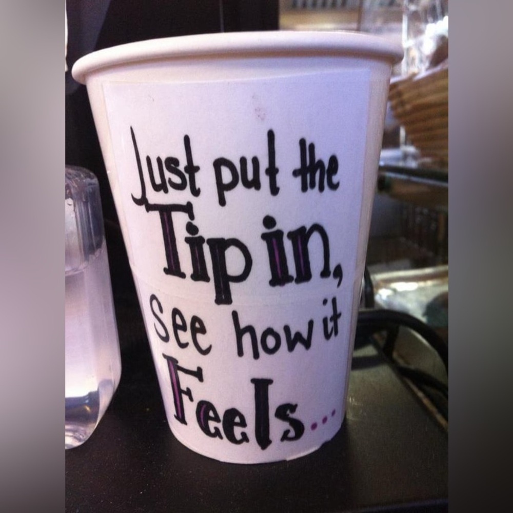 Appreciation jar put the tip in 😉